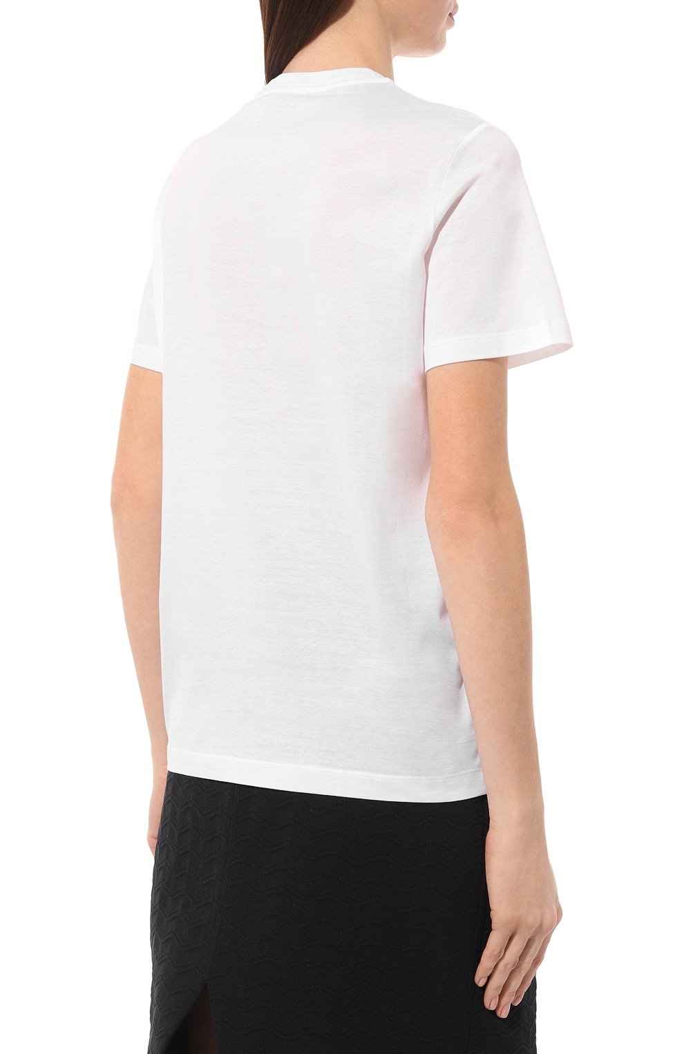 Хлопковая футболка PRADA, арт. 35838-ILK-F0009-221, фото 4