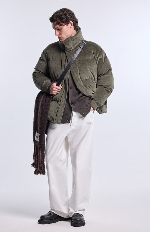 Шерстяной джемпер Maison Margiela S67HL0011/M13177 Хаки  S67HL0011/M13177 Фото 6