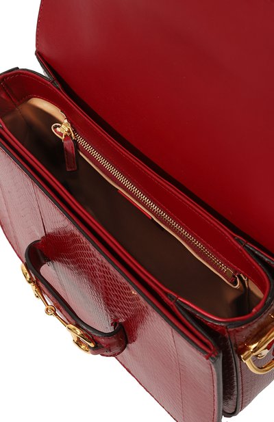 Сумка 1955 horsebit small из кожи змеи GUCCI, арт. 602204 LYQ0G, фото 5