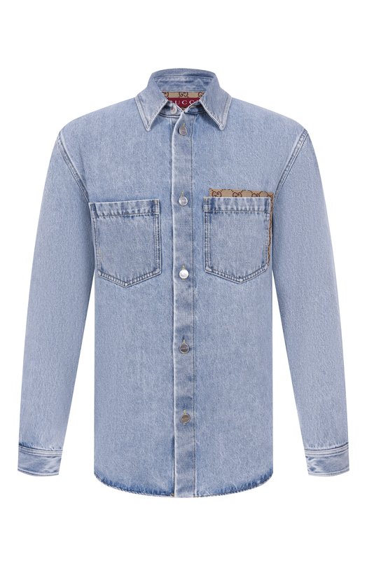 Джинсовая рубашка Gucci 835220/XDDCY Голубой 835220/XDDCY