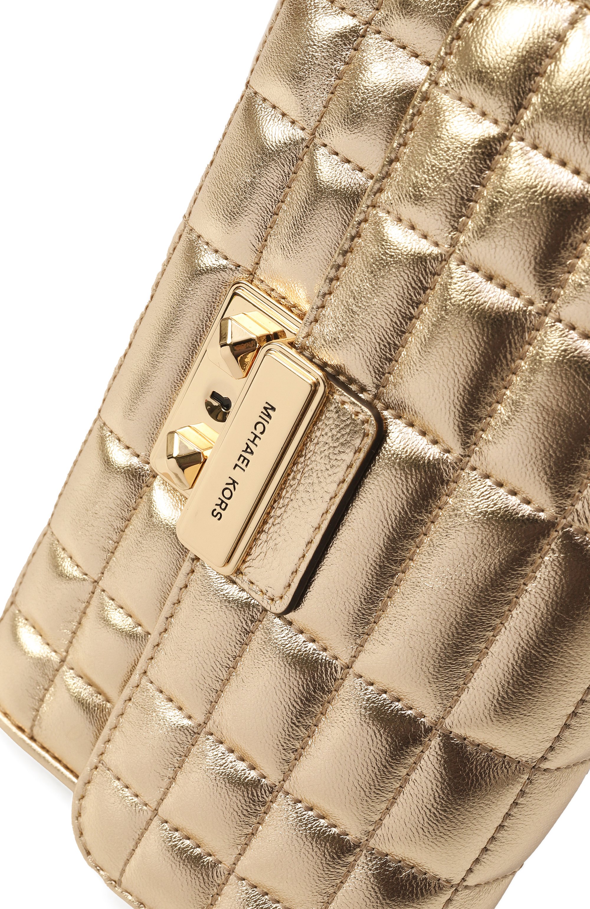 Сумка tribeca MICHAEL MICHAEL KORS золотого цвета по цене 27400 руб., арт. 32S4G2RC9K, фото 3 Сумка tribeca MICHAEL MICHAEL KORS, арт. 32S4G2RC9K, фото 3