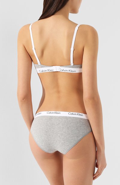 Бюстгальтер с логотипом бренда и контрастными бретельками CALVIN KLEIN, арт. QF1366E, фото 3
