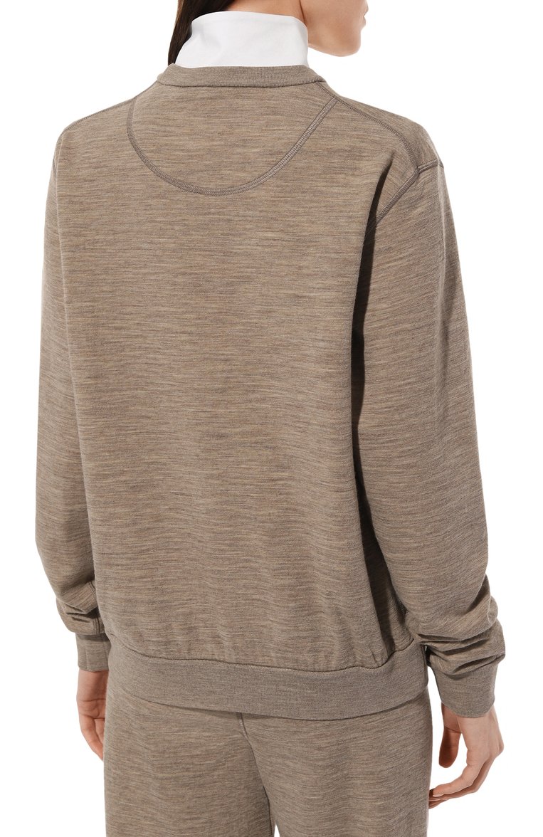 Свитшот из хлопка и шерсти JIL SANDER, арт. J40NH0009/J20083, фото 1