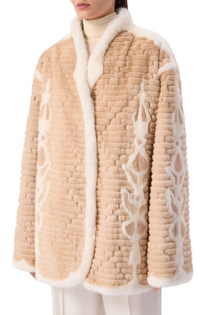 Шуба из норки AKHMADULLINA, арт. 1225.0FC608/FM130, фото 3