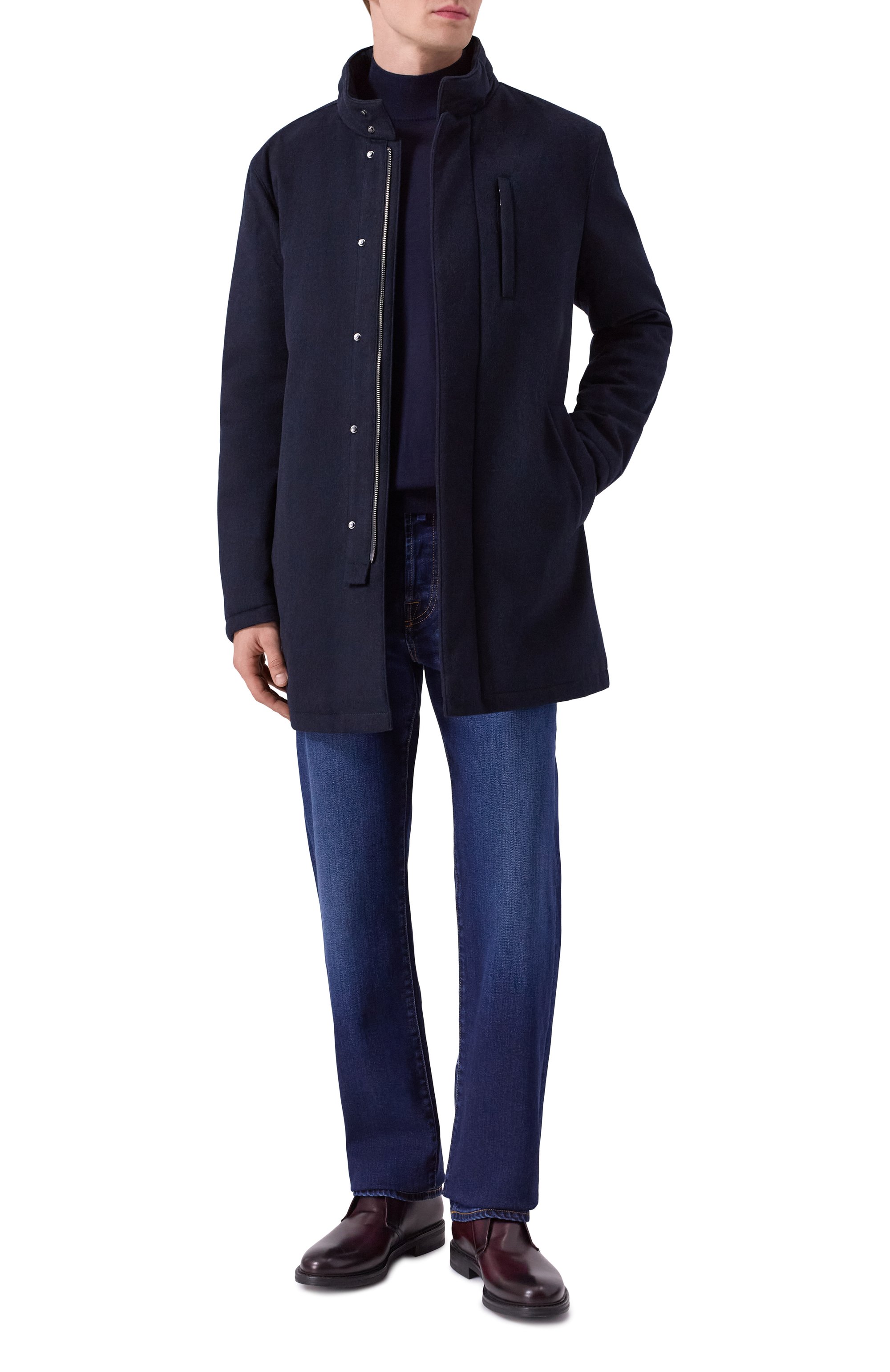 Куртка с воротником из бобра ANDREA CAMPAGNA, арт. M0D/C0NN0R/052592GQ_SET, фото 2