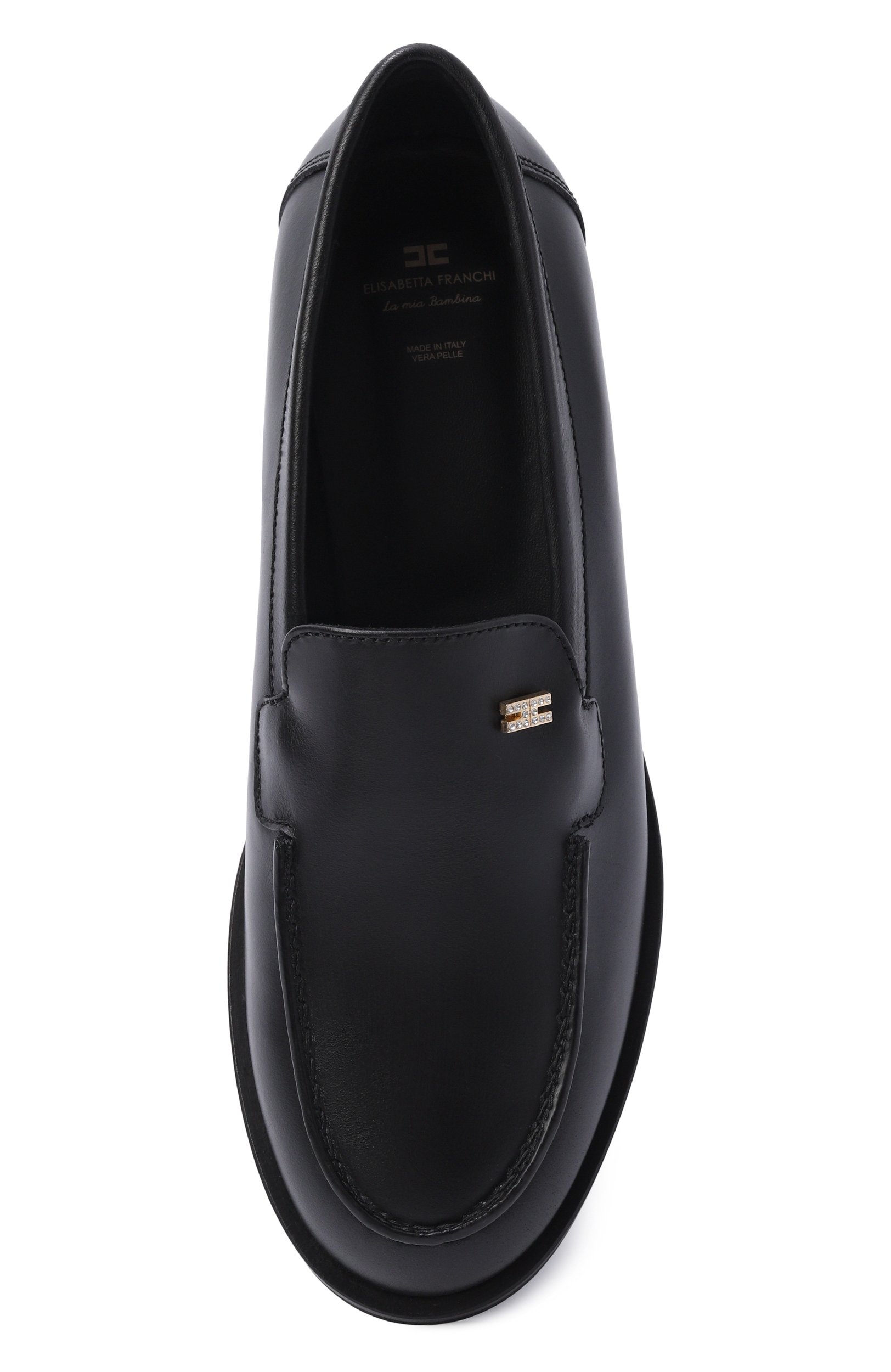 Кожаные лоферы ELISABETTA FRANCHI LA MIA BAMBINA, арт. F4A4-E0640-1251999-, фото 4