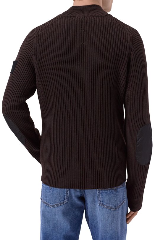 Шерстяной кардиган Premiata PMG25/W00L Коричневый  PMG25/W00L Фото 4