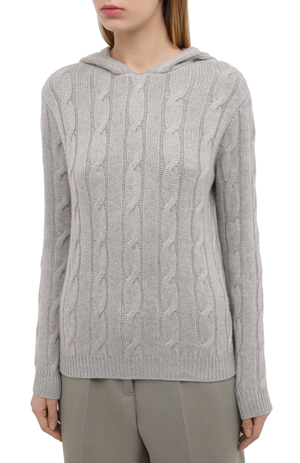 Кашемировое худи RALPH LAUREN серого цвета по цене 186500 руб., арт. 290815989, фото 3 Кашемировое худи RALPH LAUREN, арт. 290815989, фото 3