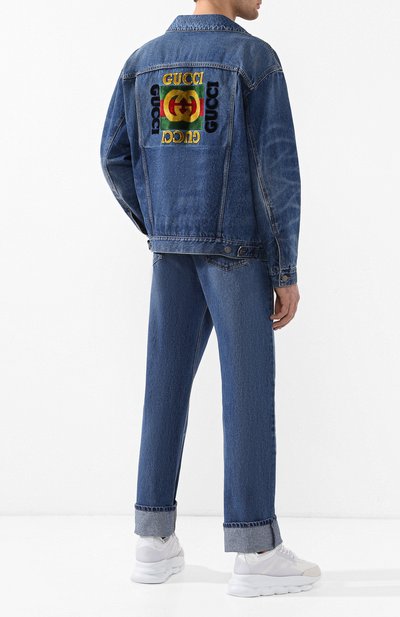Джинсовая куртка GUCCI синего цвета по цене 285120 руб., арт. 475024/XDAAT, фото 2 Джинсовая куртка GUCCI, арт. 475024/XDAAT, фото 2