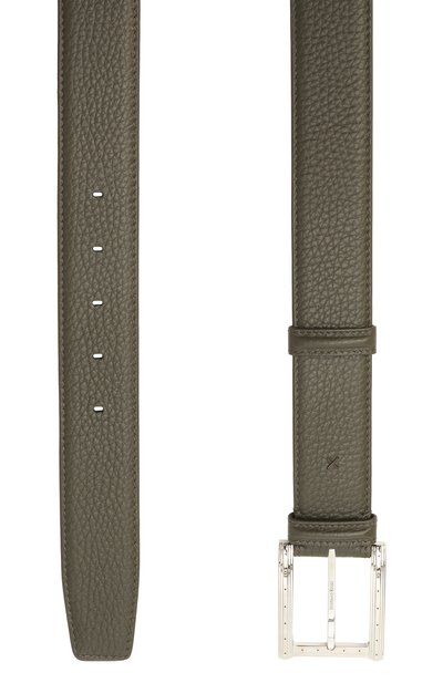 Кожаный ремень STEFANO RICCI серого цвета по цене 109000 руб., арт. N382VD/A516P, фото 3 Кожаный ремень STEFANO RICCI, арт. N382VD/A516P, фото 3