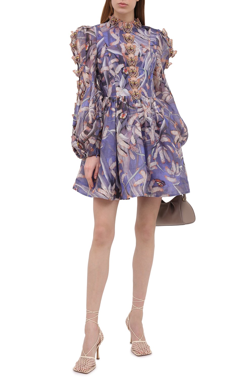 Платье из льна и шелка ZIMMERMANN, арт. 1068DB0T, фото 2