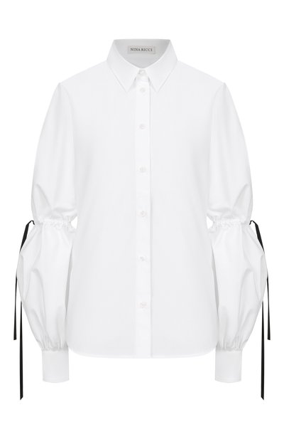 Женская хлопковая рубашка NINA RICCI, арт. 26PCT0005/C00539