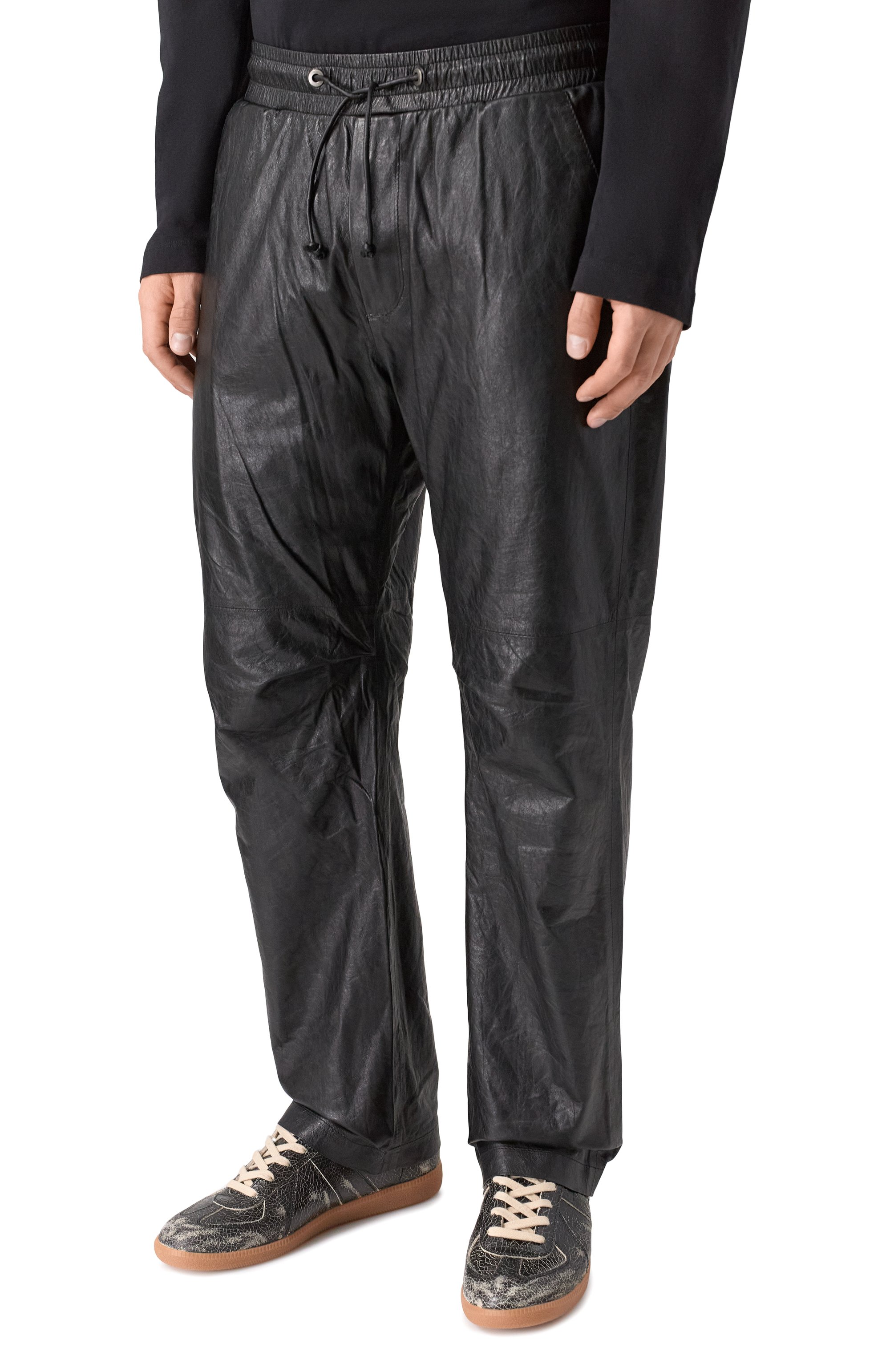 Кожаные брюки GIORGIO BRATO, арт. GU26S24010WRTM, фото 3