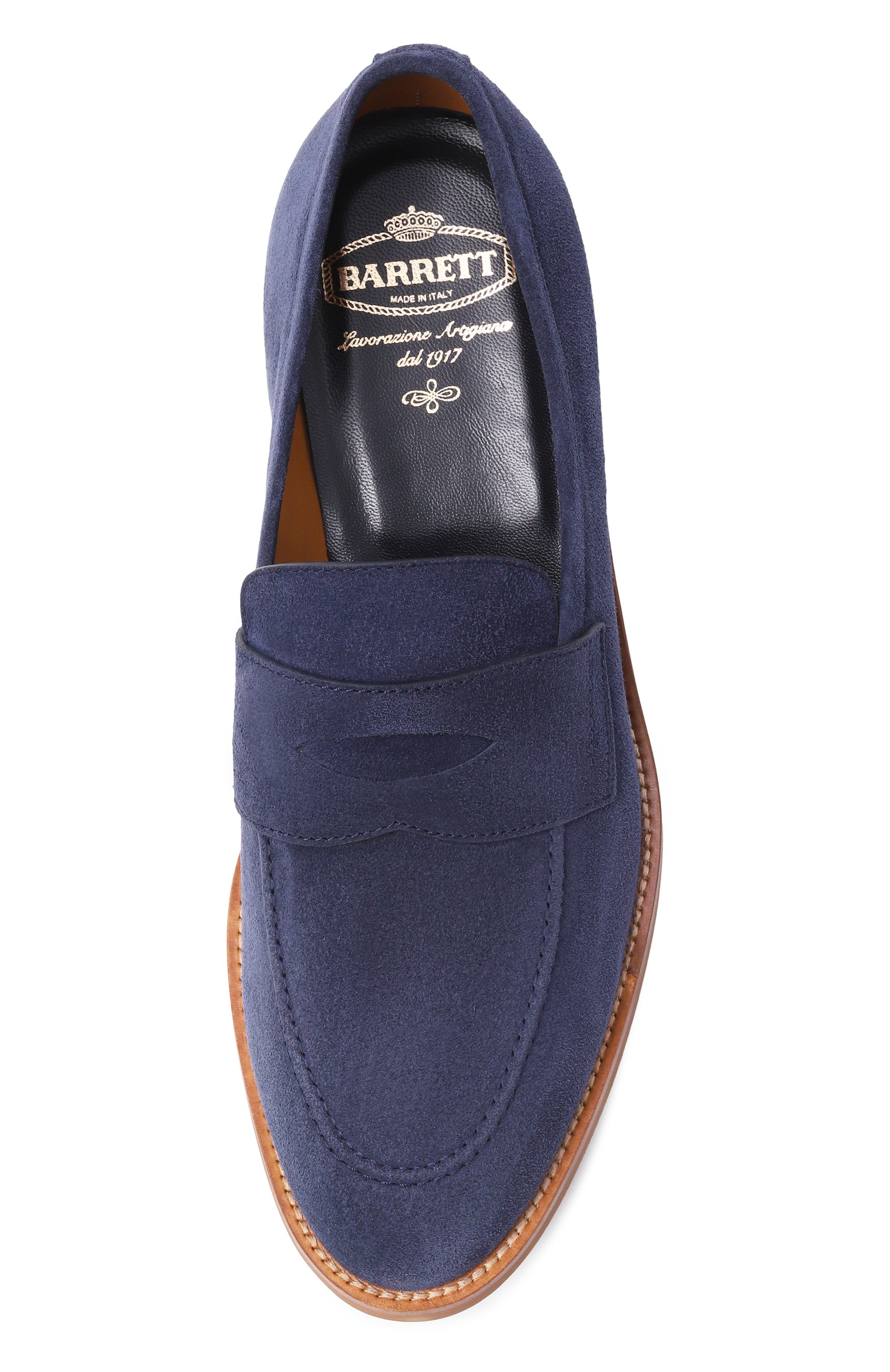 Замшевые пенни-лоферы BARRETT, арт. 252U039.19/LIGHT CASHEMERE, фото 5