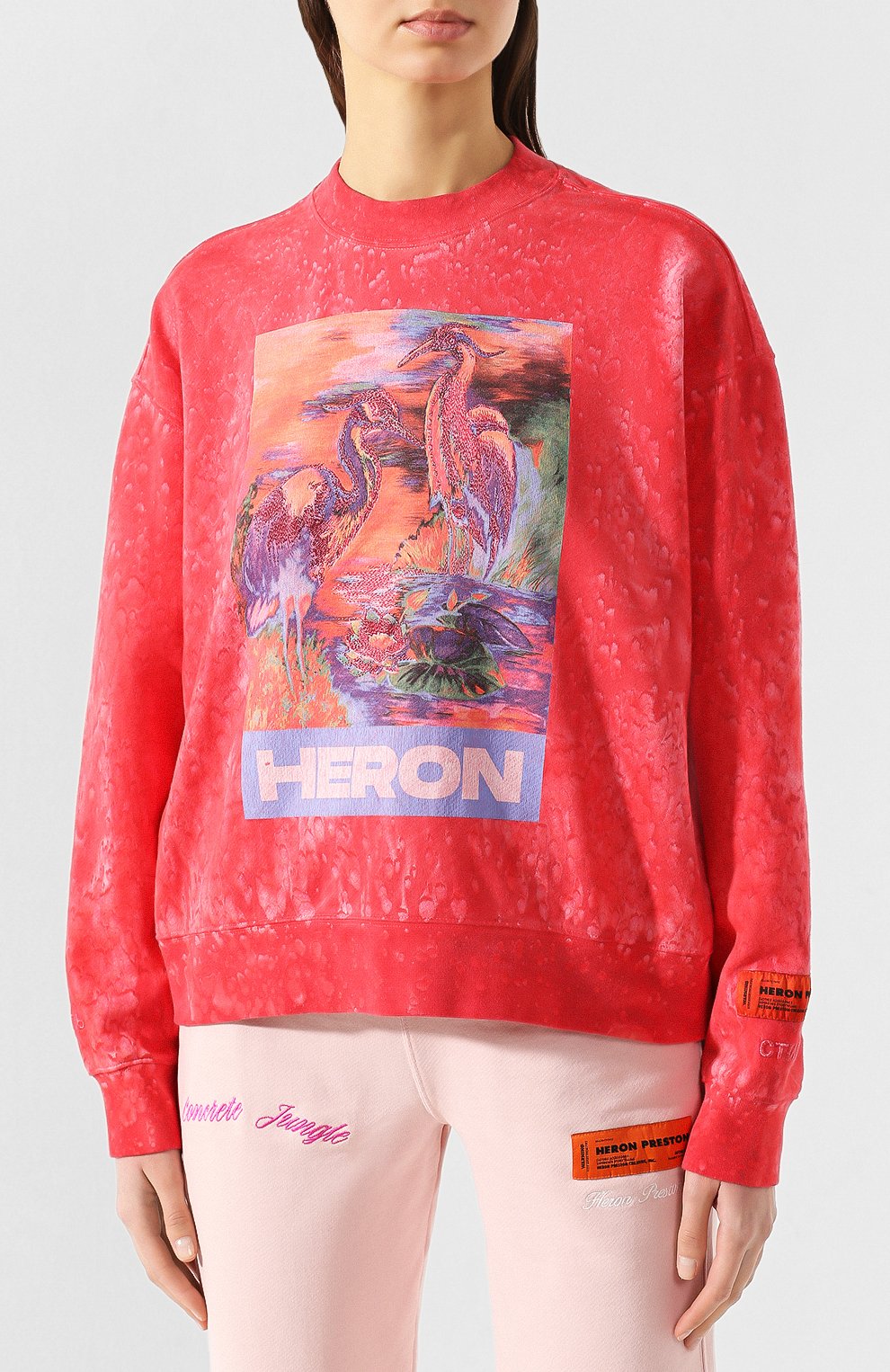 Хлопковый свитшот HERON PRESTON, арт. HWBA003R208960132888, фото 3