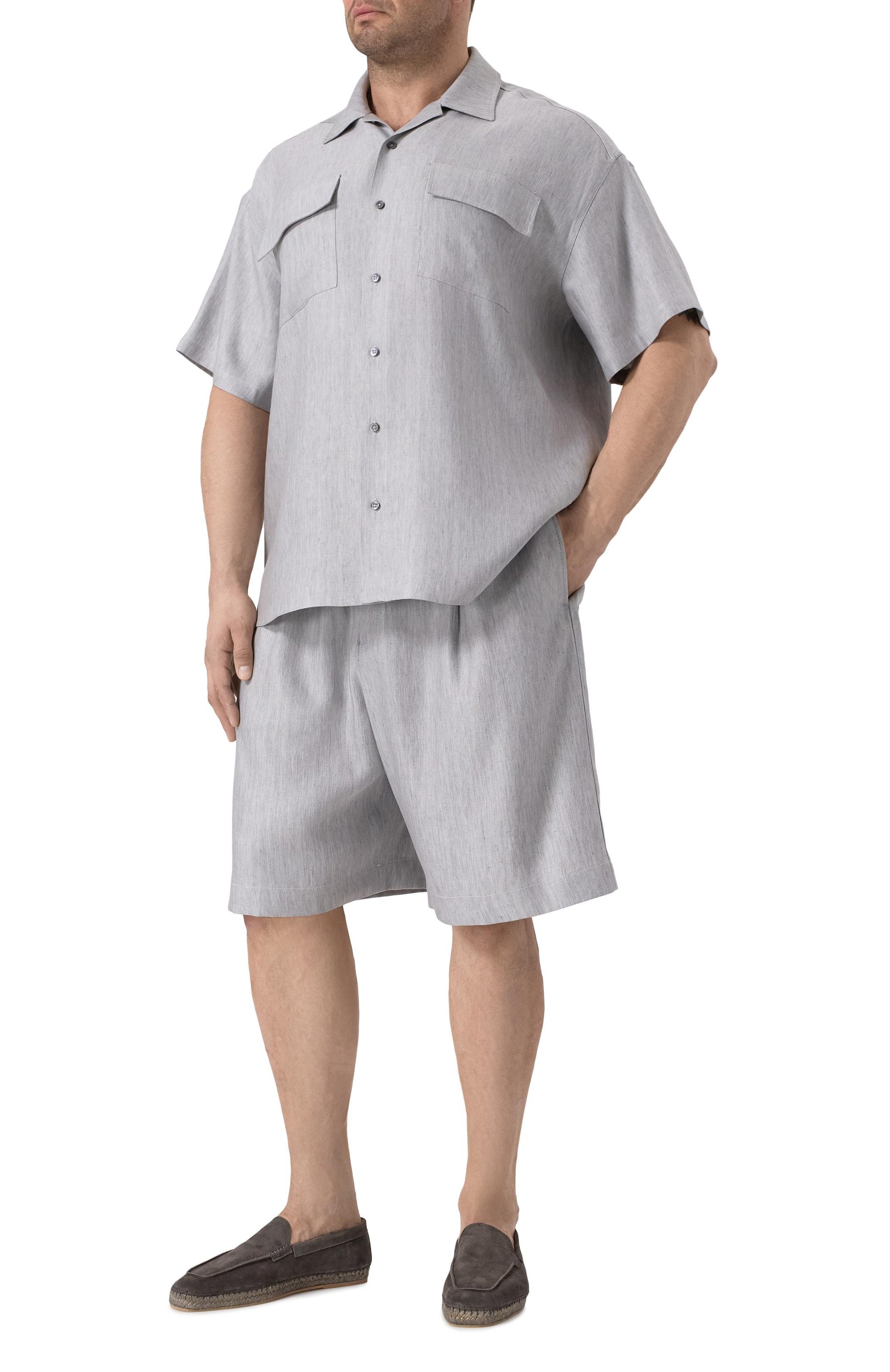 Шорты изо льна и лиоцелла MARCO PESCAROLO, арт. UN0/51R03_60-68, фото 2