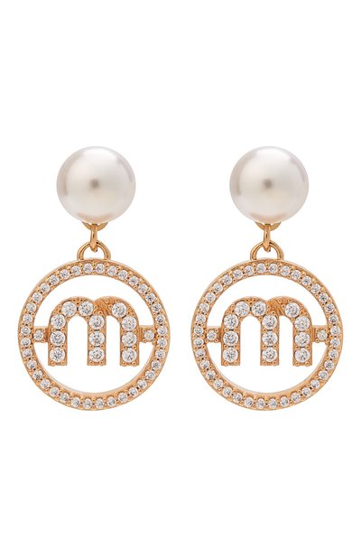 Серьги MIU MIU, арт. 5JO647-2DAM-F00Y7, фото 1