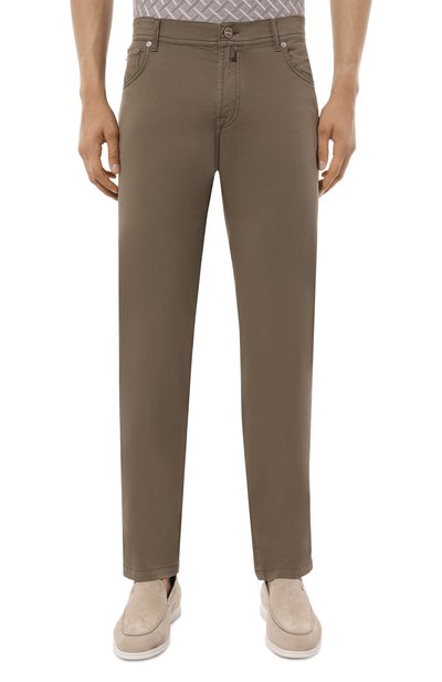 Хлопковые брюки KITON, арт. UPNJSK0606D, фото 3