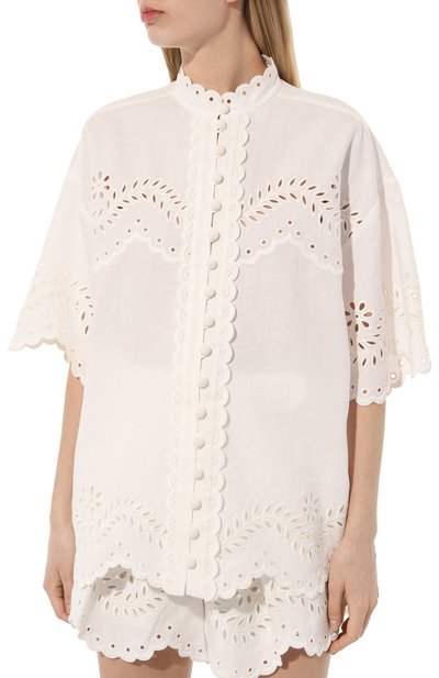 Хлопковая блузка ZIMMERMANN, арт. 8432TRS243, фото 3