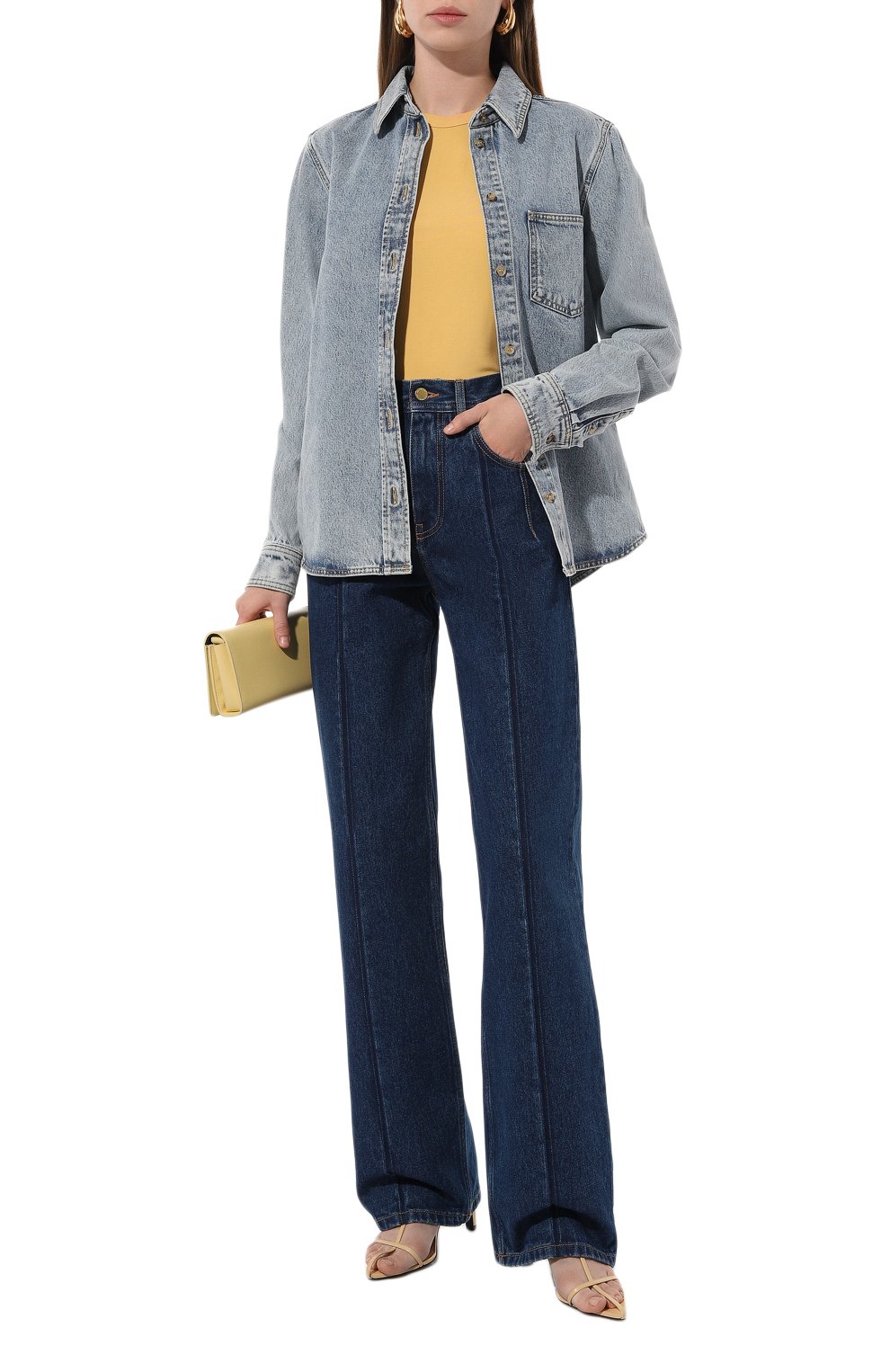 Джинсовая рубашка TOTEME, арт. 243-WRT0330-FB0045, фото 2