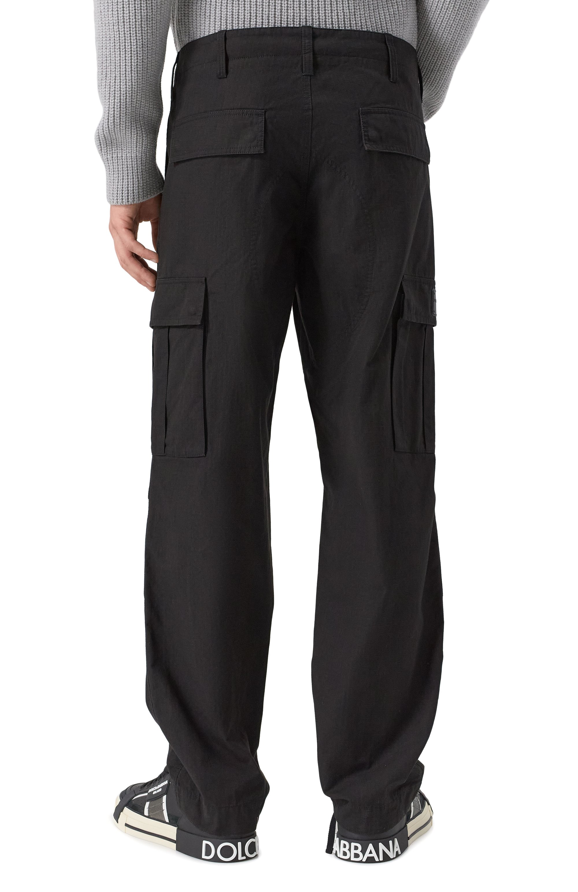 Хлопковые брюки-карго DOLCE & GABBANA, арт. GP03LT/GI512, фото 4