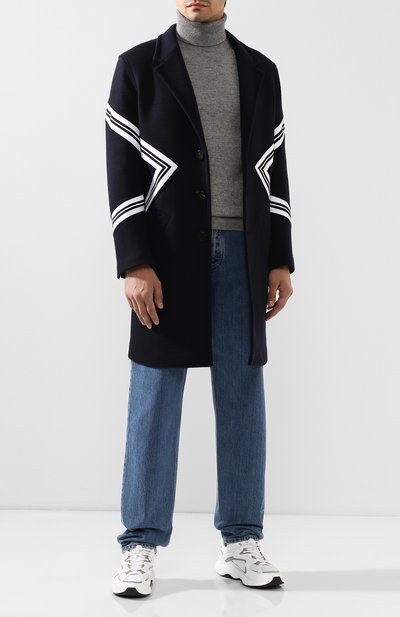 Шерстяное пальто NEIL BARRETT, арт. PBCA284/M046, фото 2