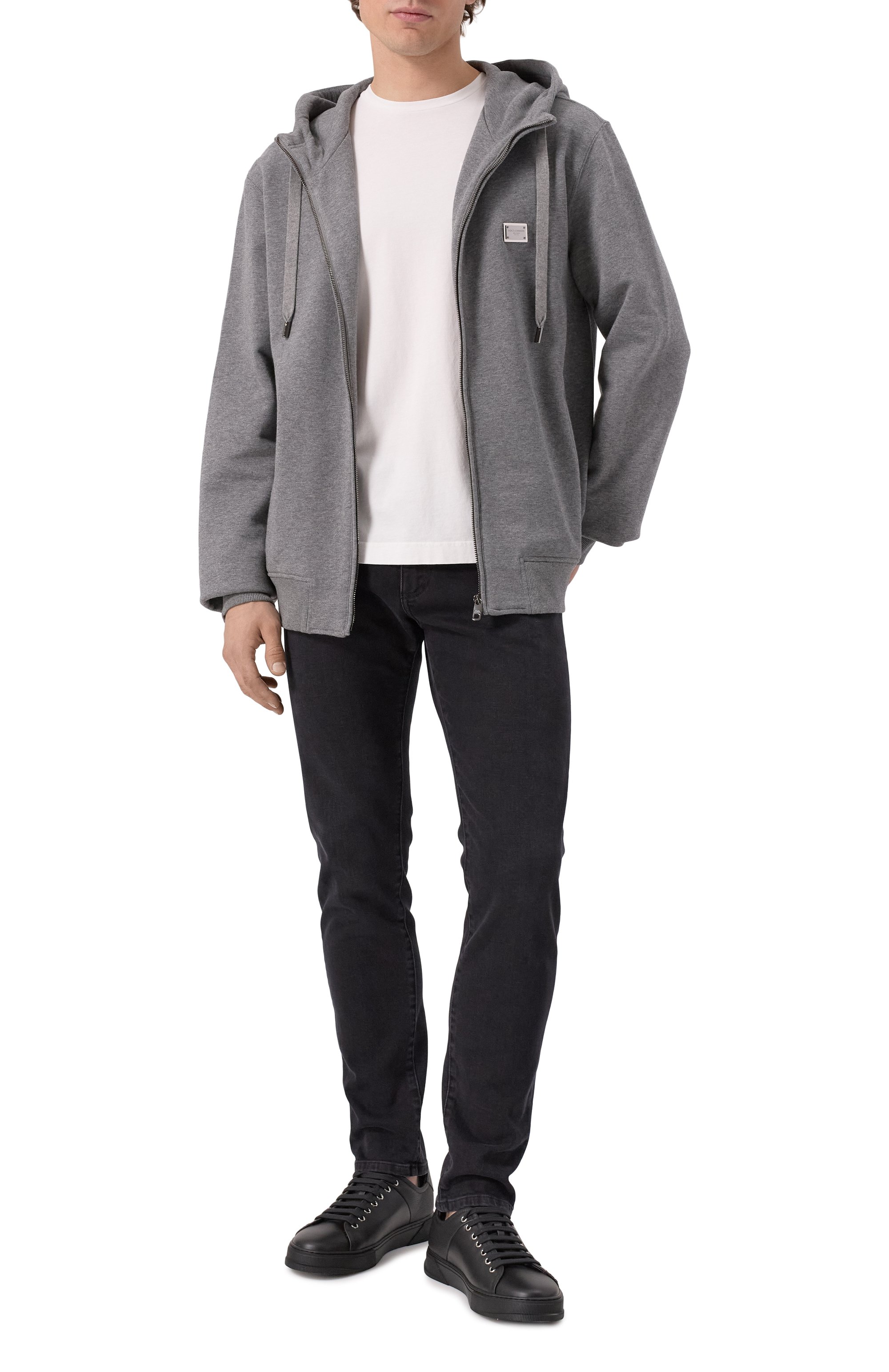 Хлопковая футболка MOORER, арт. BRUZI0/SI0, фото 2