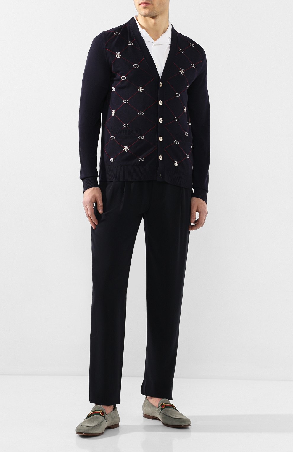 Шерстяной кардиган GUCCI, арт. 597741/XKA4I, фото 2