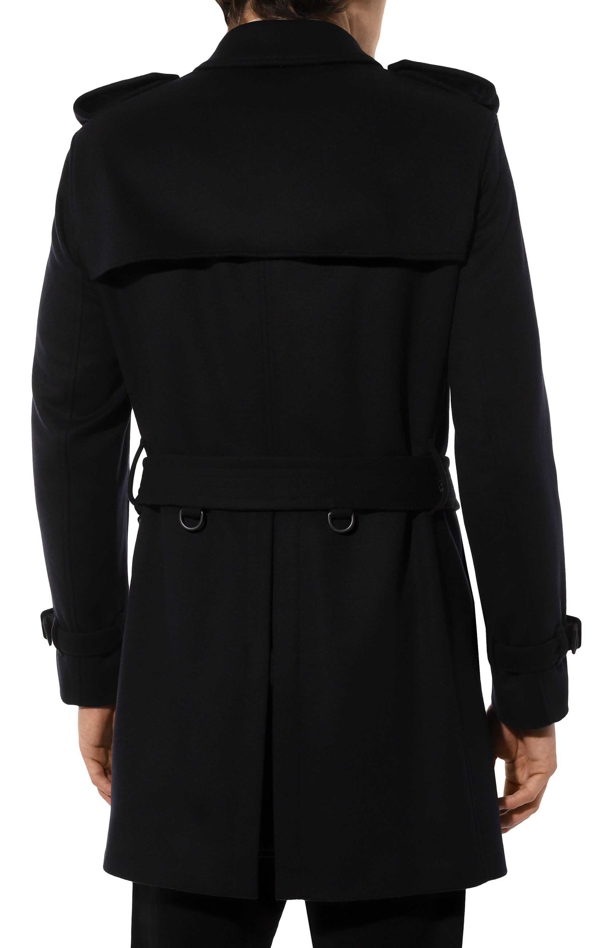 Шерстяной тренч BURBERRY, арт. 8058130, фото 4