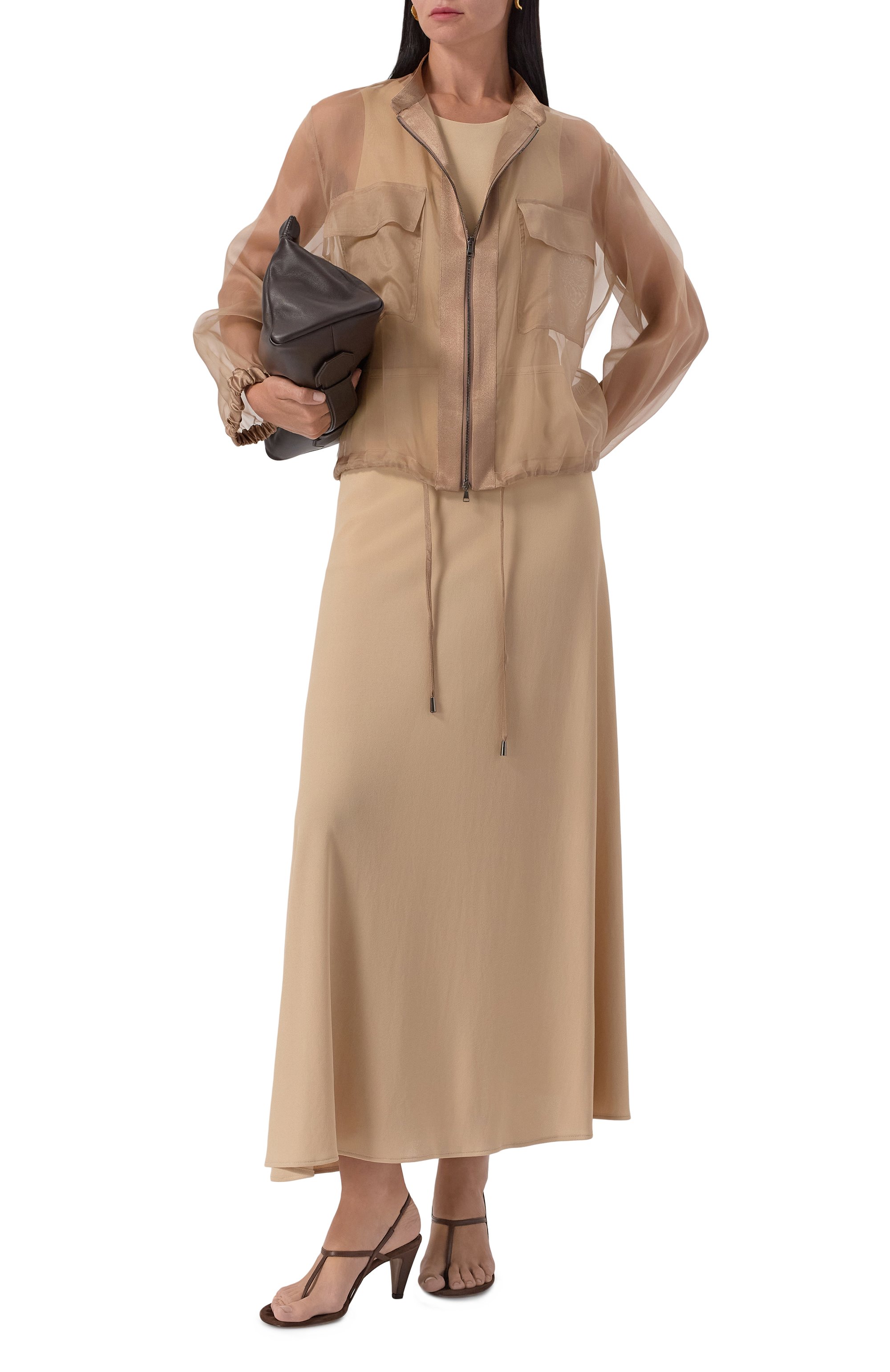 Шелковый бомбер ANTONELLI FIRENZE, арт. N3658/256, фото 2