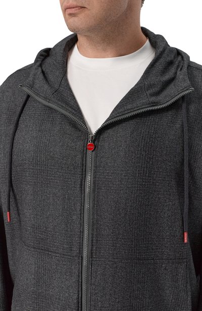 Рубашка из шерсти и хлопка KITON, арт. UMC010K0154I, фото 5