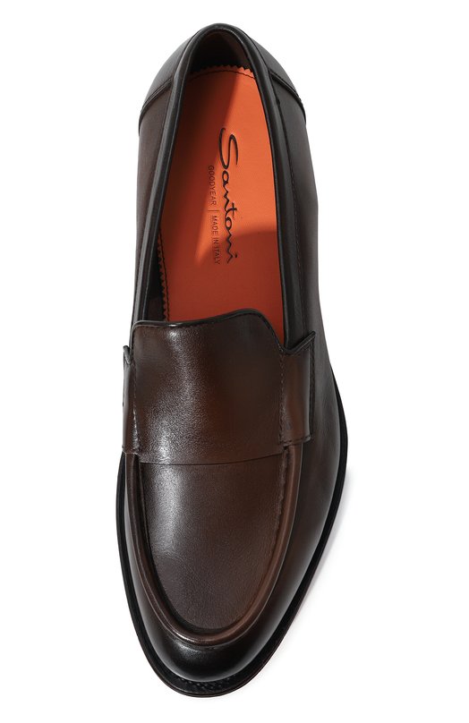 фото Кожаные лоферы santoni