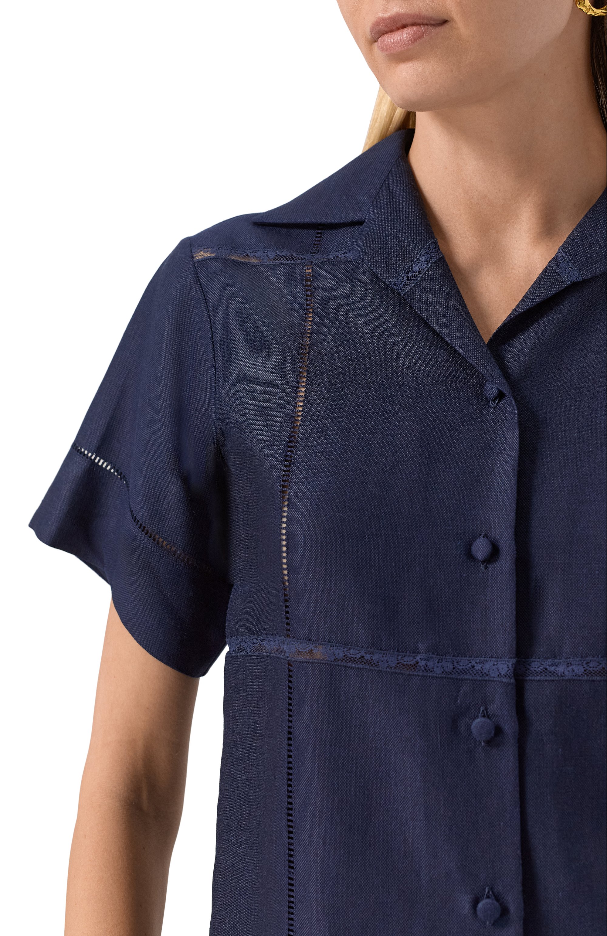 Рубашка изо льна и шелка MVST, арт. 25E/X2P/0/G041/5546, фото 5