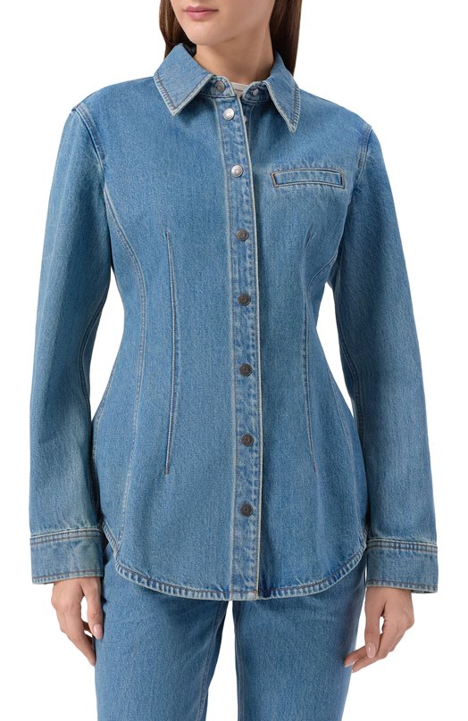 Джинсовая рубашка 12 STOREEZ 135479 Синий  135479 Фото 3