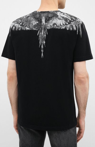 Хлопковая футболка MARCELO BURLON, арт. CMAA018E20JER002, фото 4