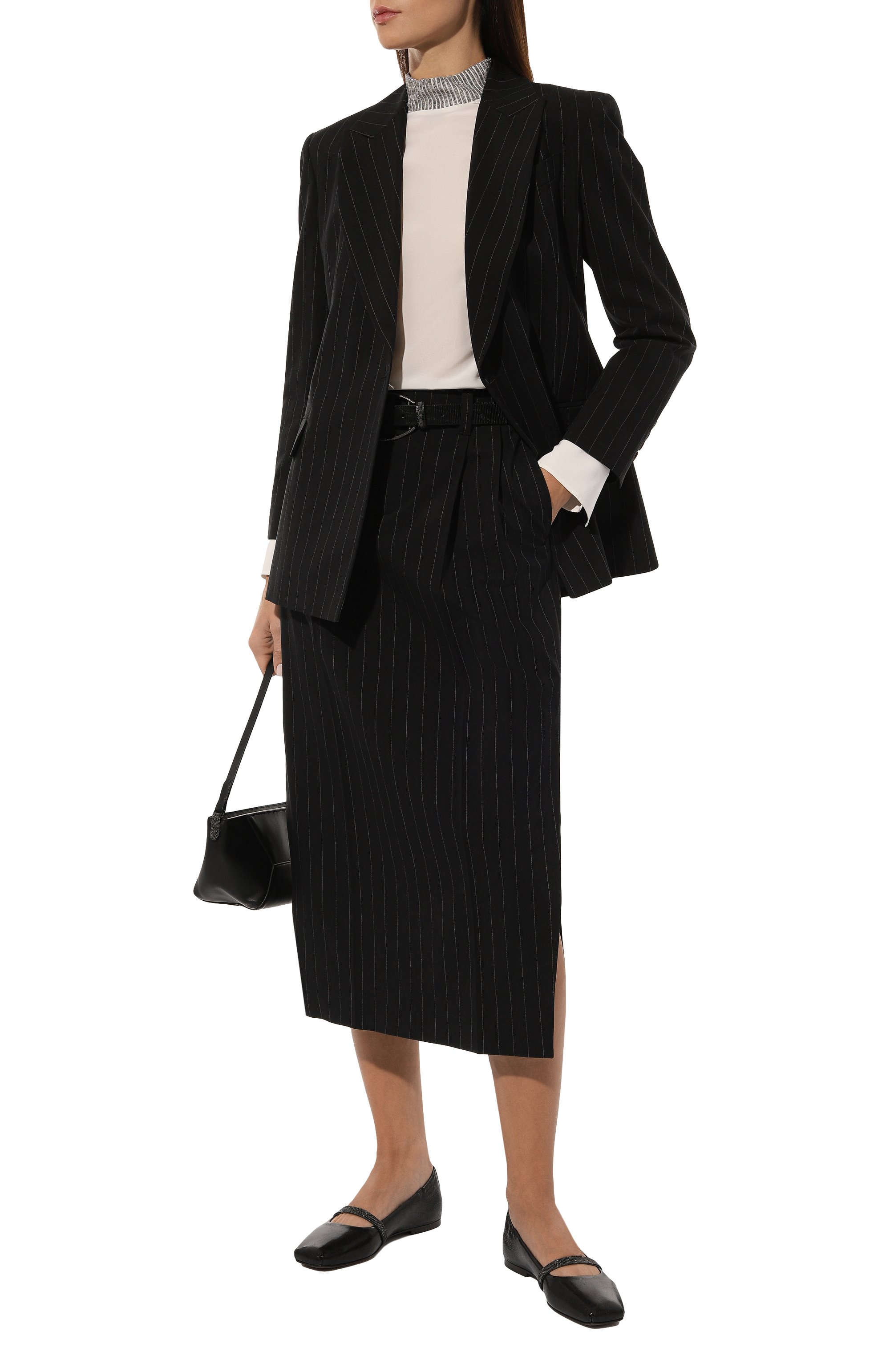 Шелковая блузка BRUNELLO CUCINELLI, арт. MB993HR214, фото 2