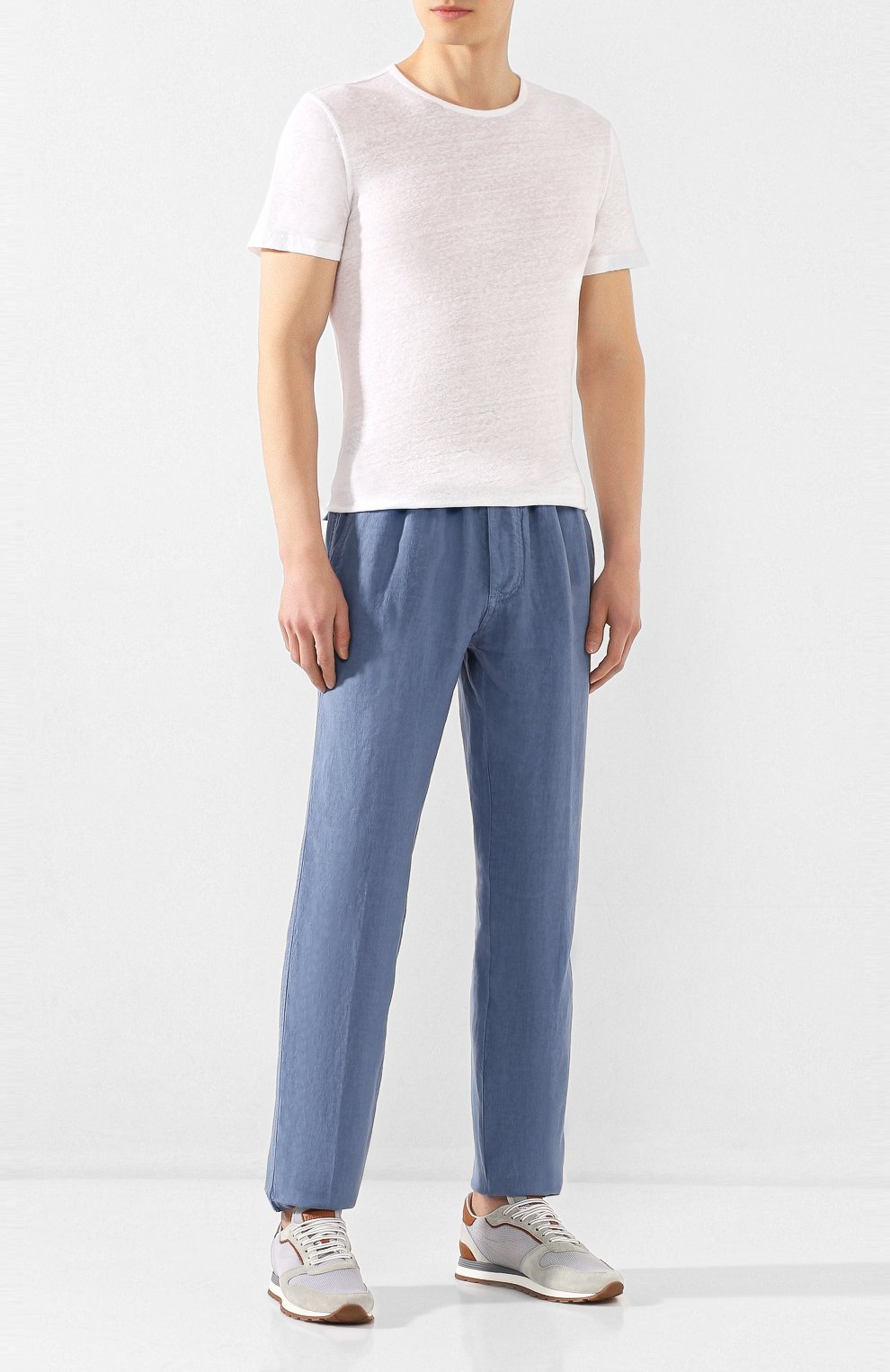 Льняная футболка DEREK ROSE, арт. 3163-J0RD001, фото 2