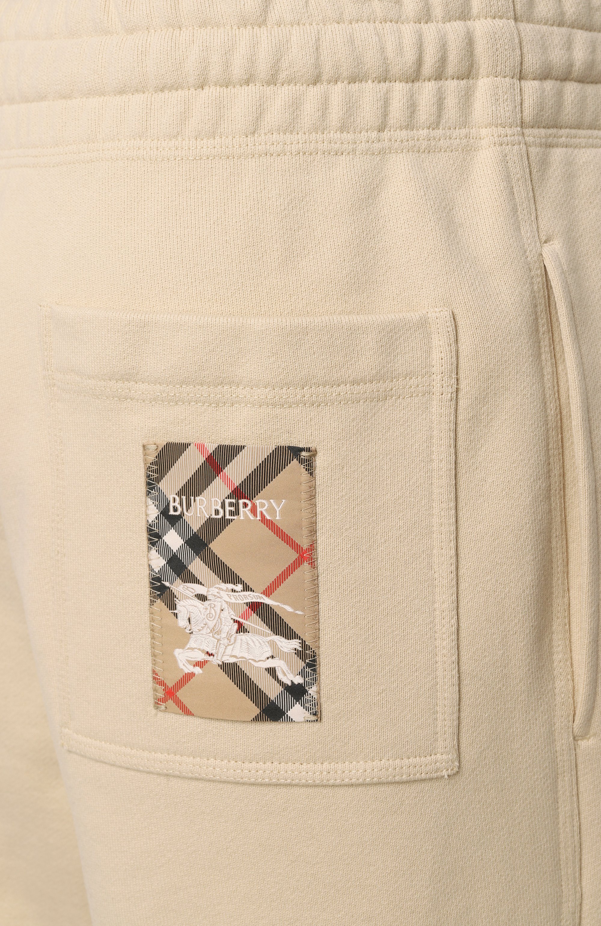 Хлопковые джоггеры BURBERRY, арт. 8103518, фото 6