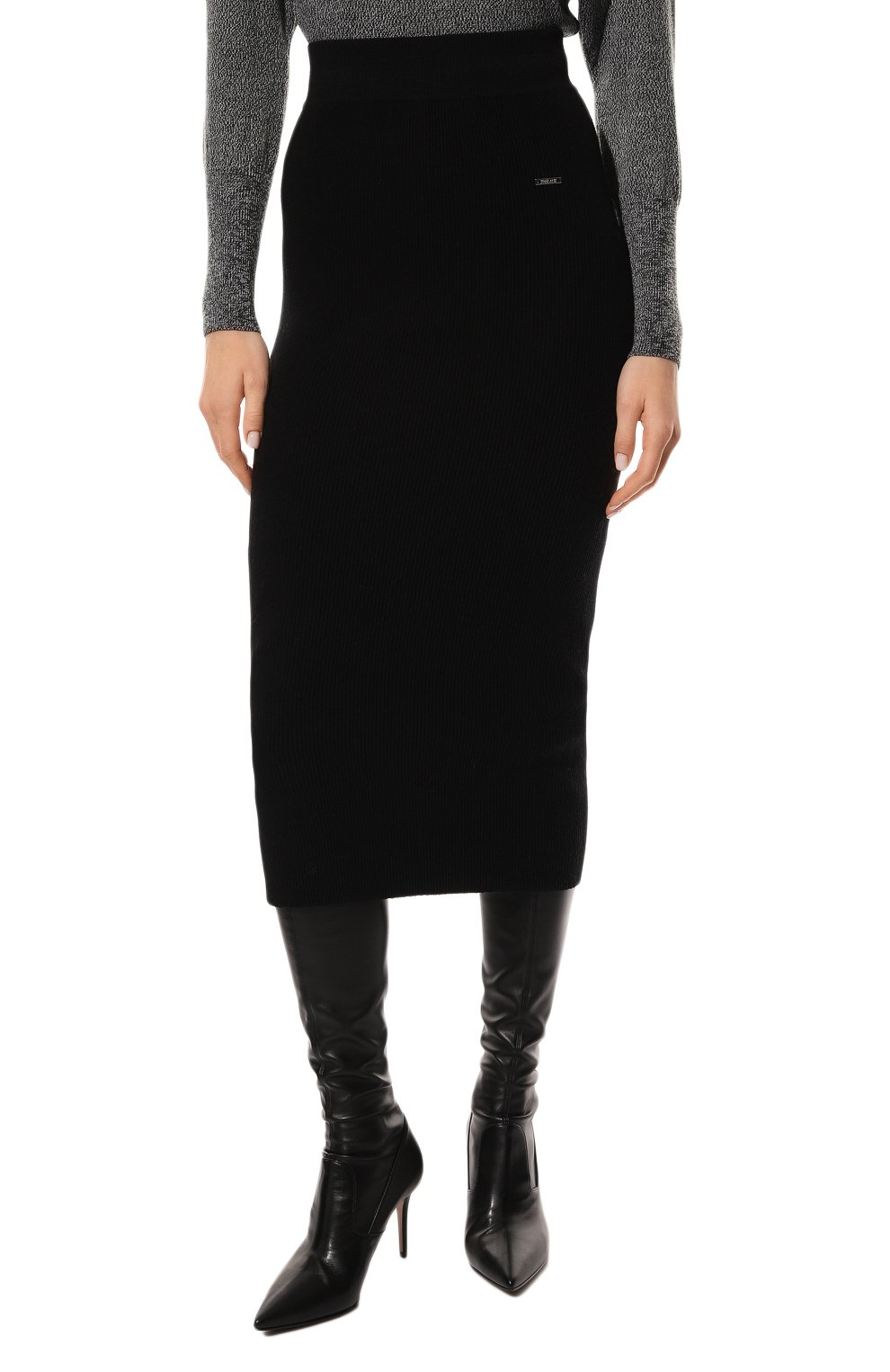 Шерстяная юбка FREEAGE, арт. FWW1910502BK, фото 3