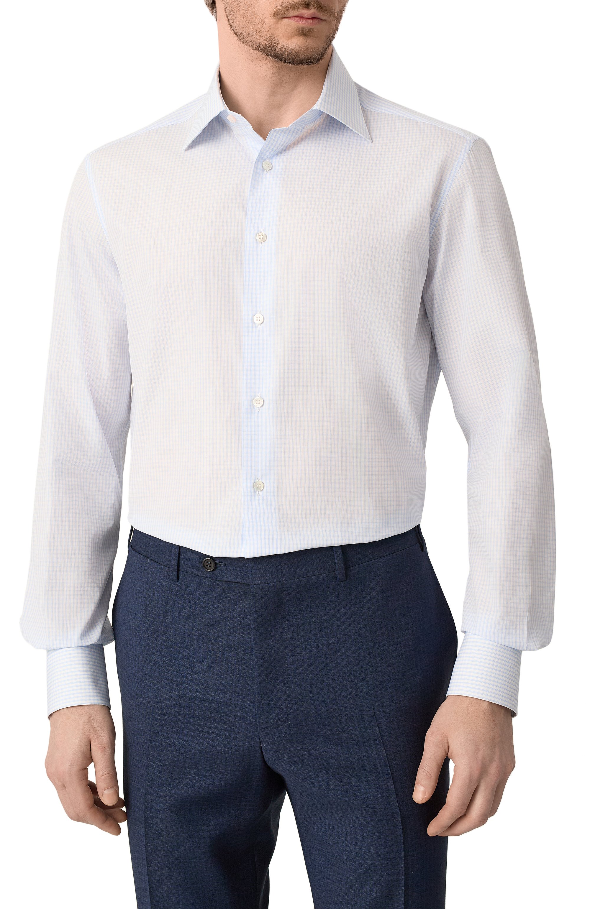 Хлопковая сорочка STEFANO RICCI, арт. MC003678/BN2502, фото 3