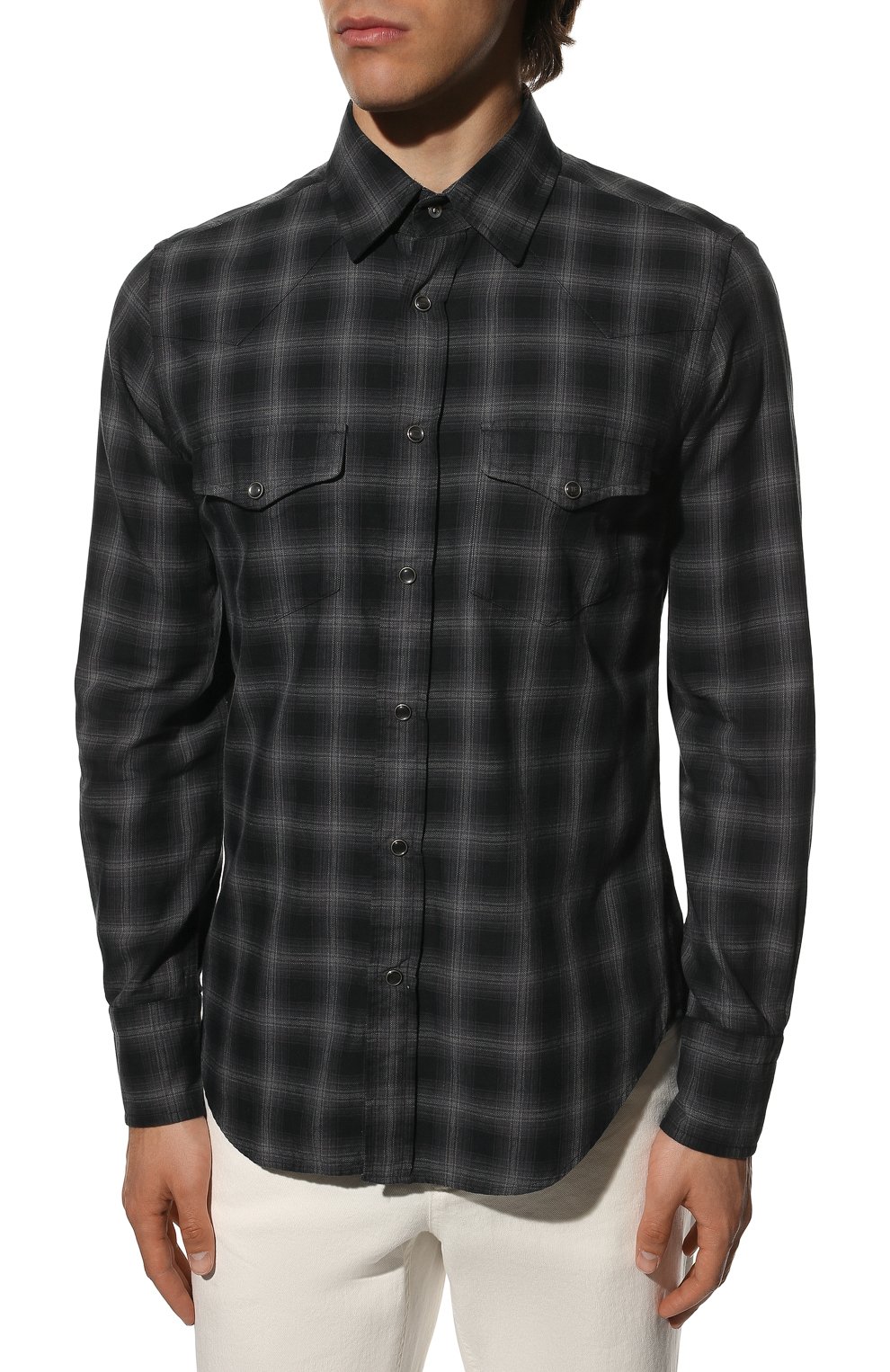 Хлопковая рубашка TOM FORD, арт. 8FT270/94MEKI, фото 3