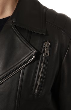 Кожаная куртка BALMAIN, арт. AH1TD170LB24, фото 5