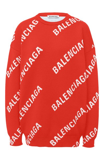 Женский свитер из хлопка и шерсти BALENCIAGA, арт. 625329/T3178