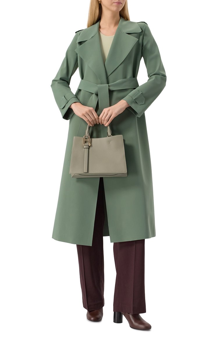 Женская сумка furla nuvola FURLA светло-зеленого цвета, арт. WB01336/BX2045 | Фото 7 (Размер: medium; Материал: Натуральная кожа; Ремень/цепочка: На ремешке)