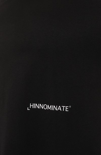 Хлопковый лонгслив HINNOMINATE черного цвета по цене 7455 руб., арт. HNM186, фото 5 Хлопковый лонгслив HINNOMINATE, арт. HNM186, фото 5