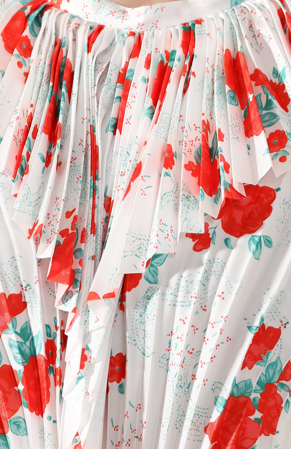 Платье VETEMENTS, арт. SS20DR290 2601/W/RED/WHITE FL0WERS, фото 5