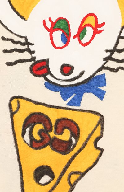 Хлопковый топ GUCCI, арт. 604383/XJCAJ, фото 3