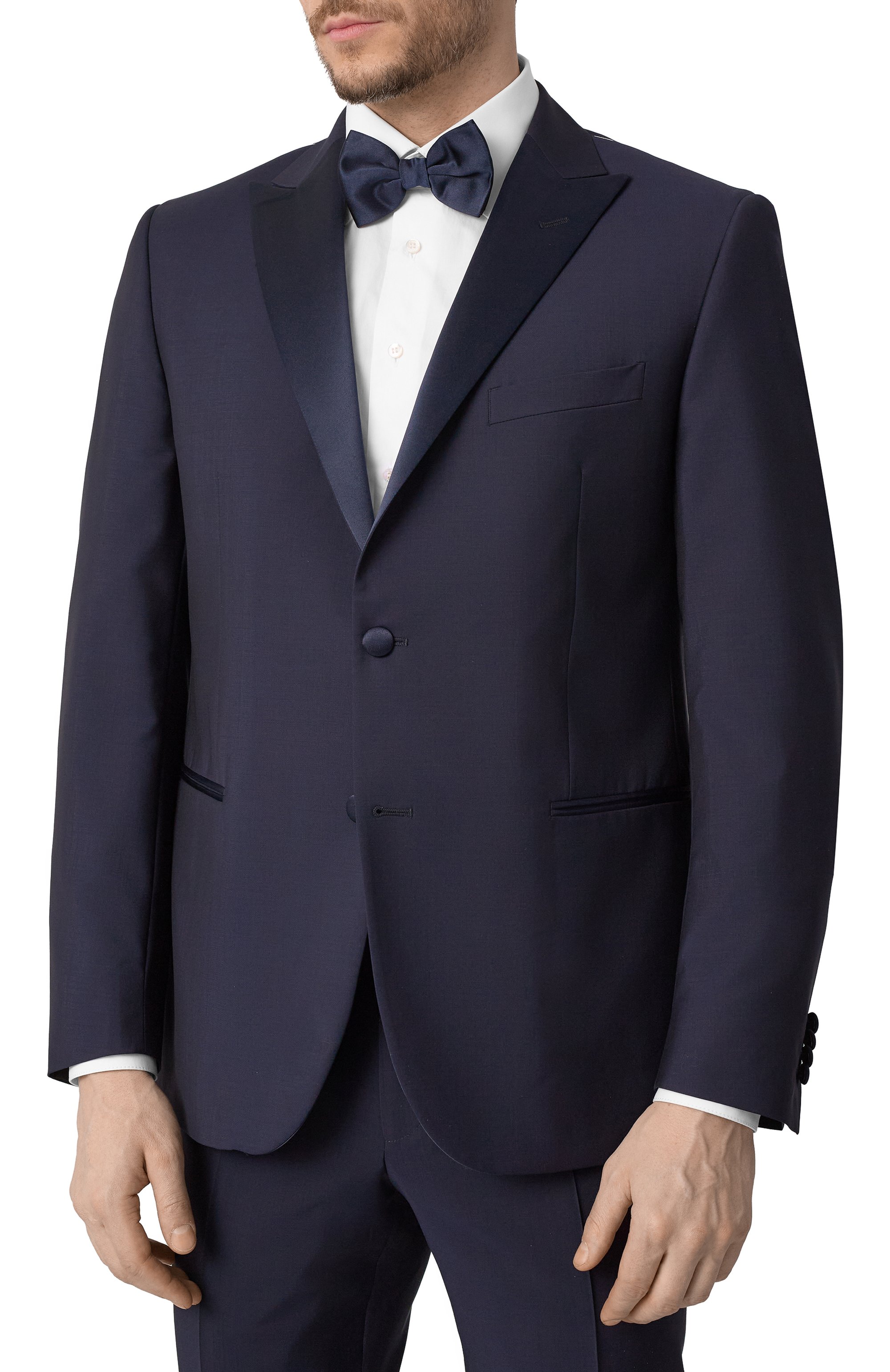 Шерстяной смокинг CORNELIANI, арт. 256T02-2594135_SET, фото 2