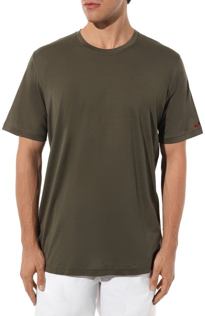Хлопковая футболка KITON, арт. UK1165W23, фото 3