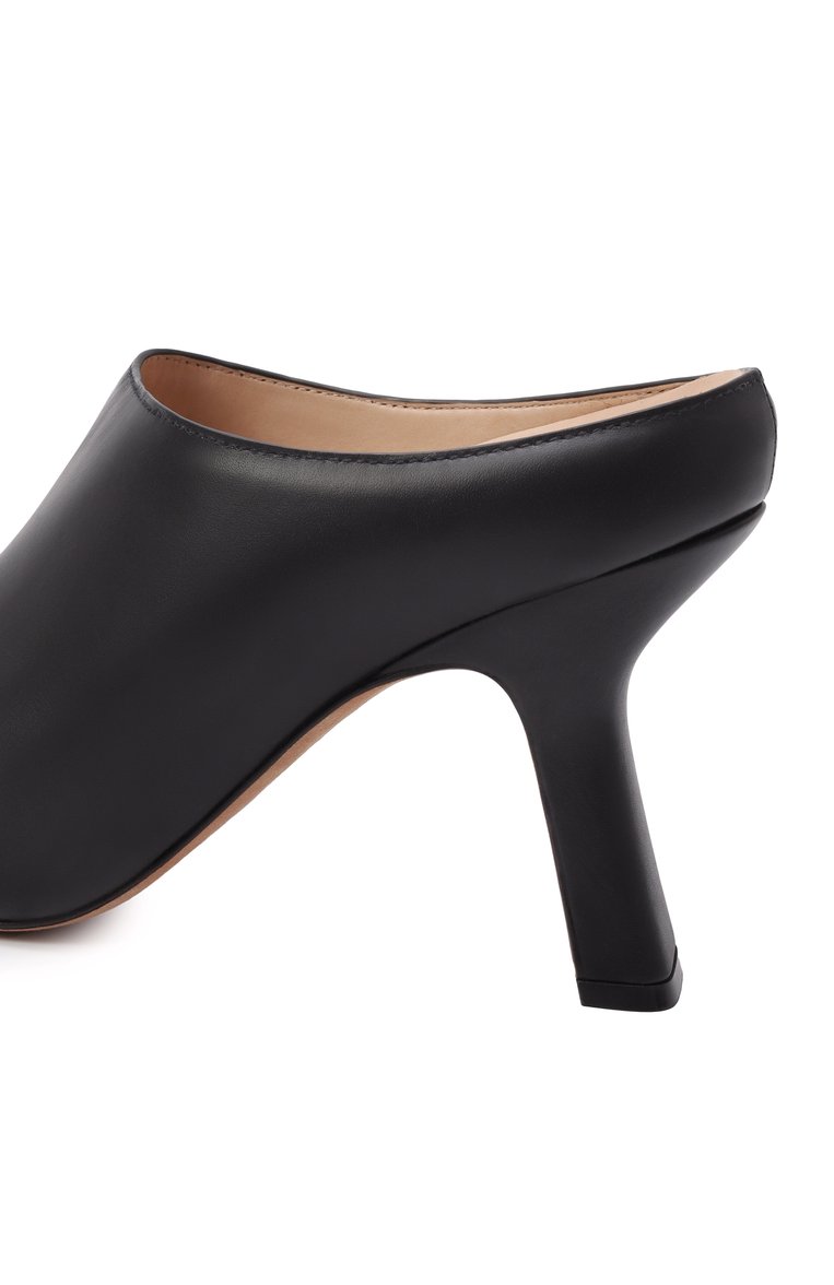 Кожаные мюли terra 100 LOEWE, арт. L814V29X09 BLACK, фото 7